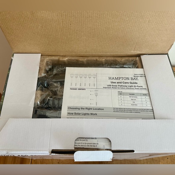 Hampton Bay Bronze Finished LED Pathway Lights - 6 Pack - Picture 4 of 4